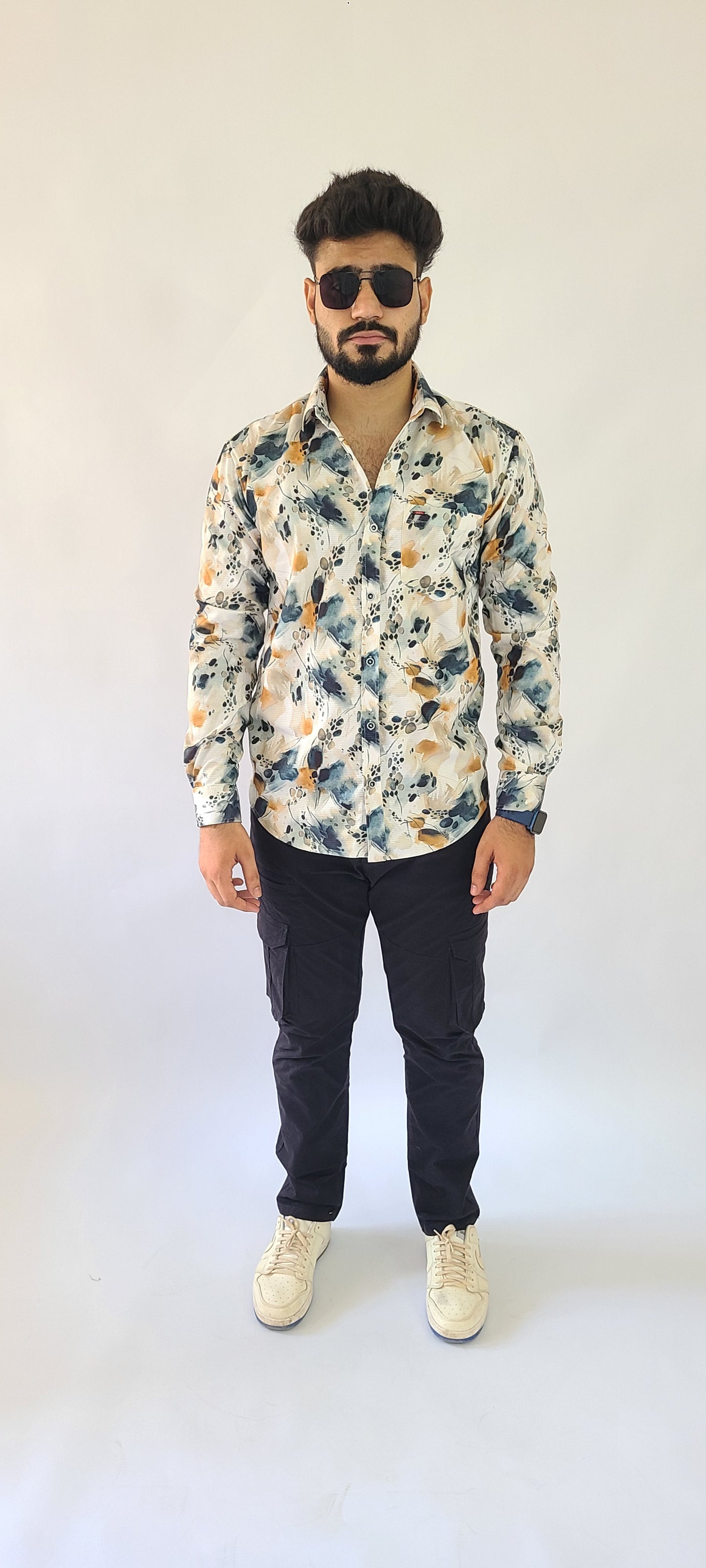 Waffle Checks Full Sleeve Shirt