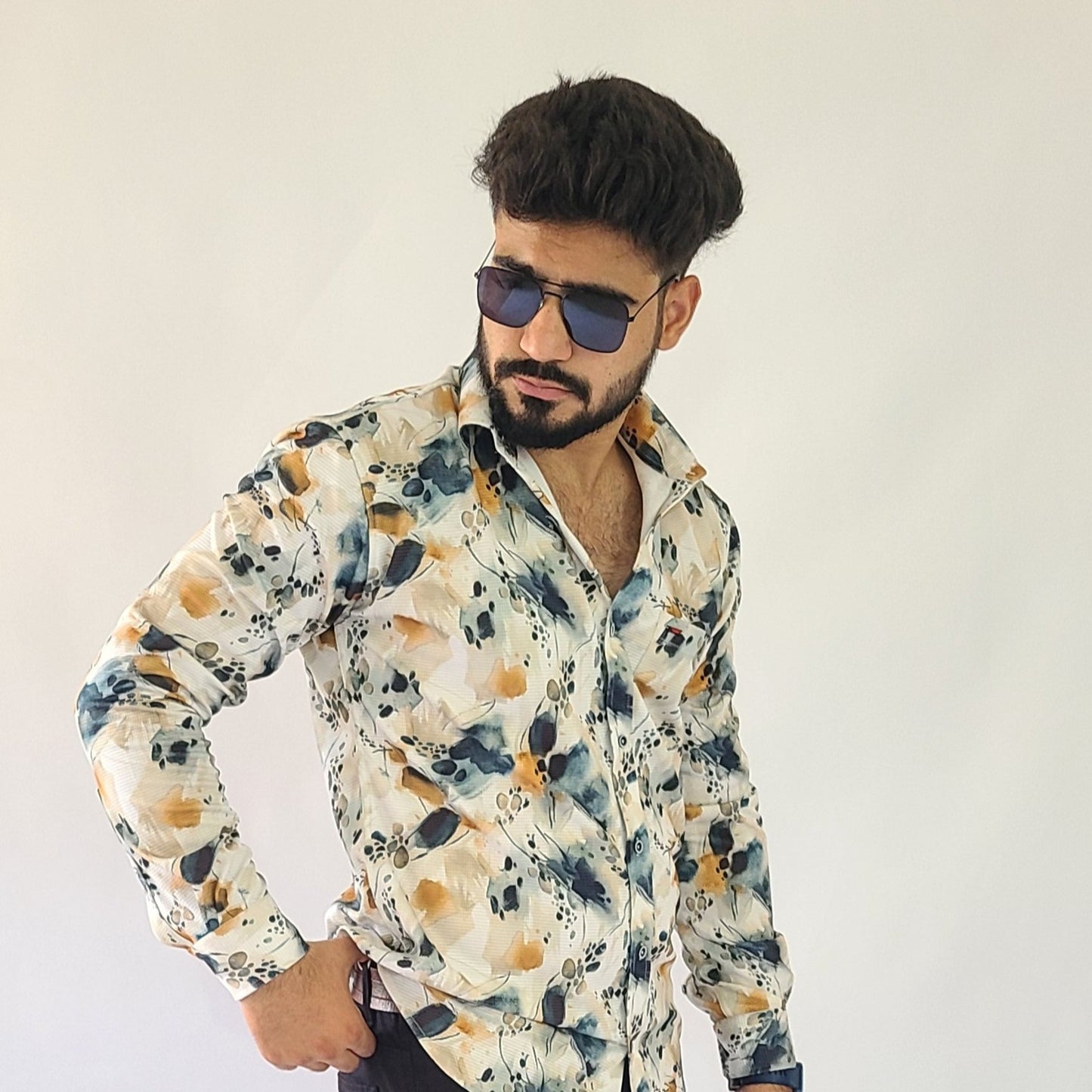 Waffle Checks Full Sleeve Shirt