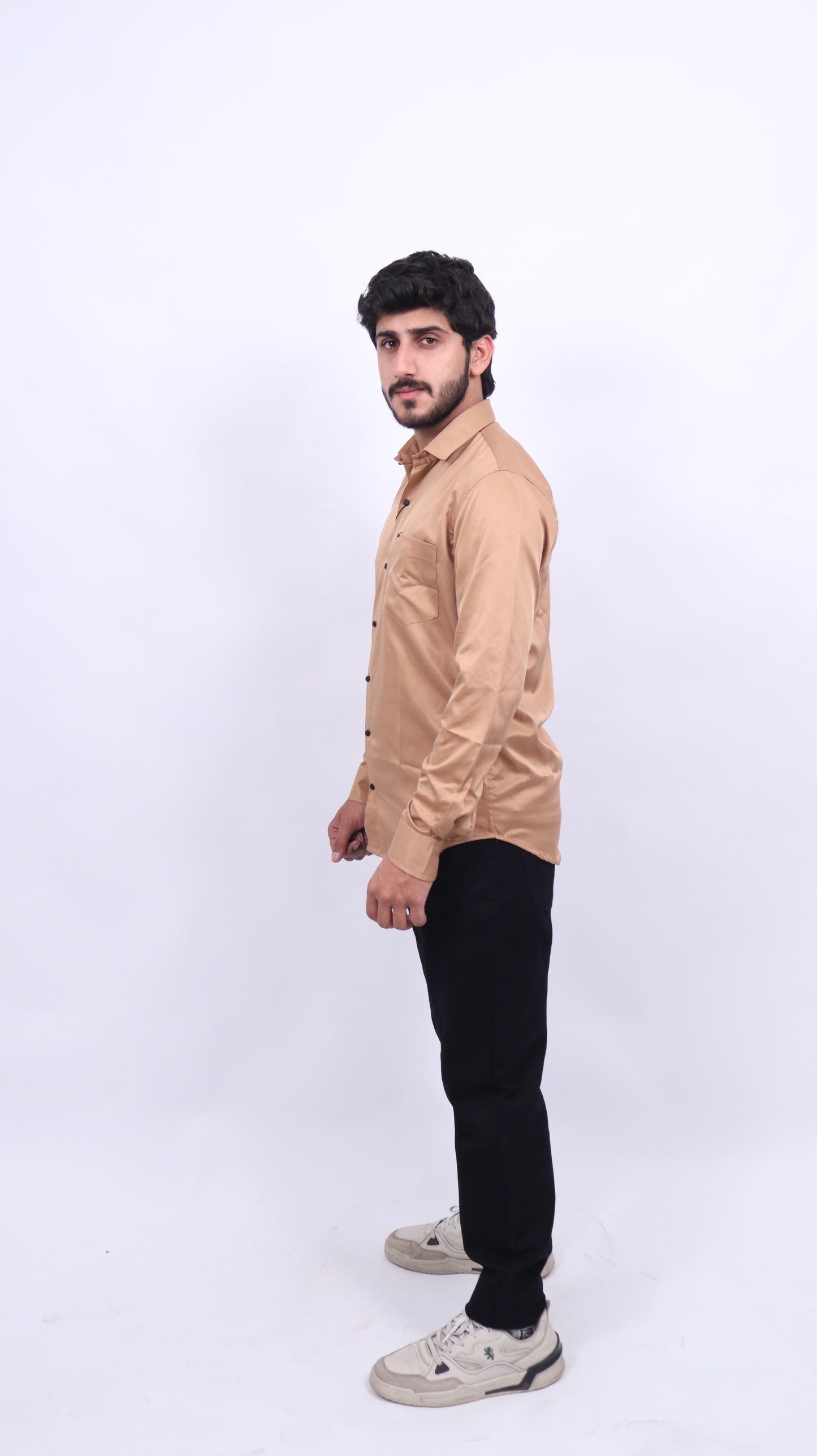 Solid Satin Shirt